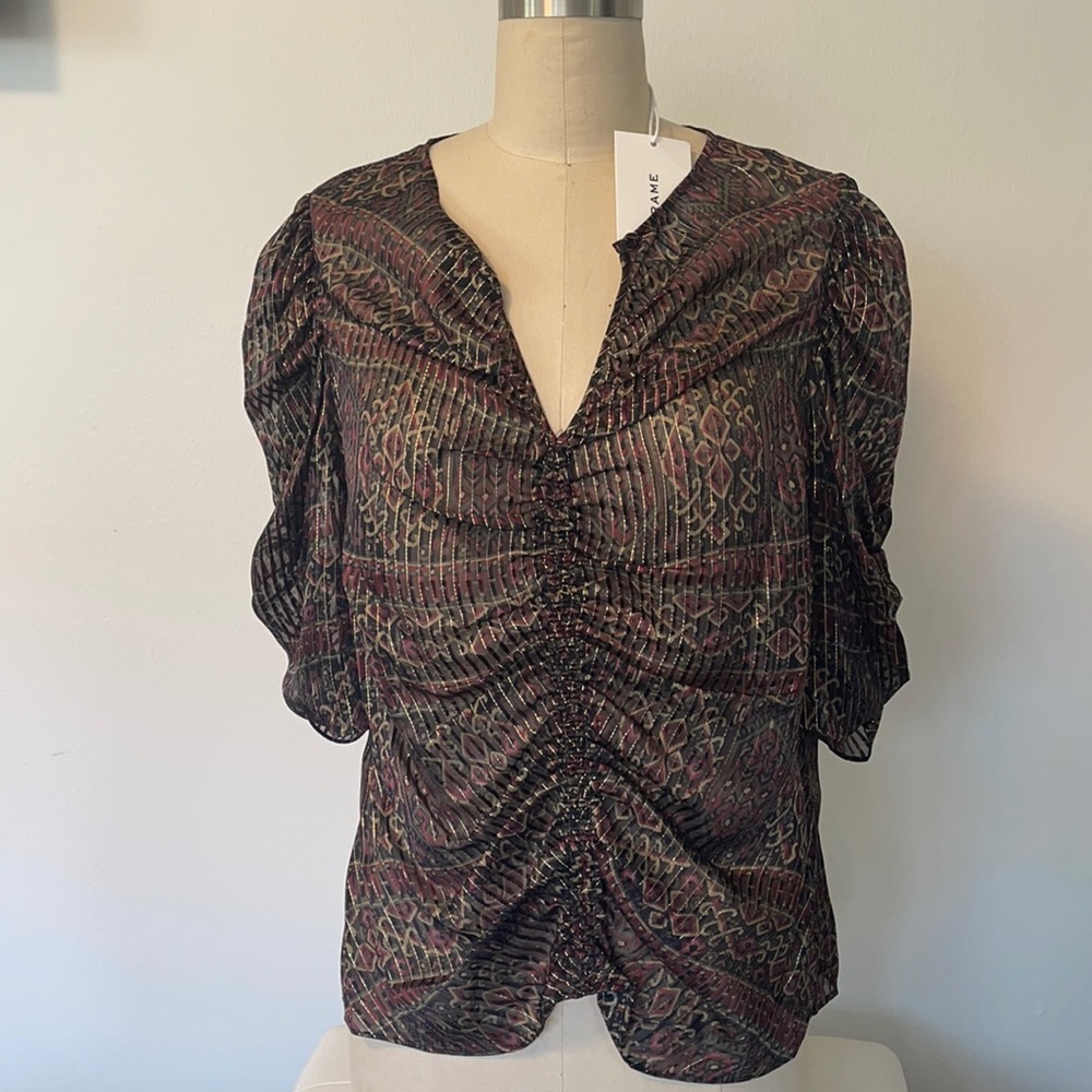 Frame silk blouse